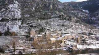 Neige dans les Gorges du Tarn 19 décembre 2009.wmv