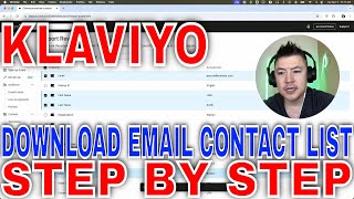 ✅  How To Download Email Contact List From Klaviyo 🔴