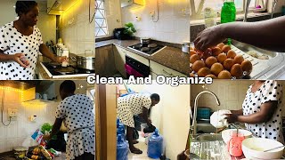 Very Raw Vlog | Clean And Organize My Kitchen With Me | Food Stuff Haul For A Family Of 3