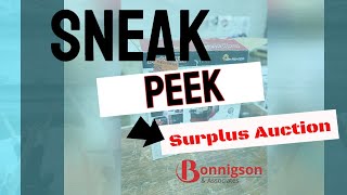 Sneak Peek for Surplus Auction scheduled on 2/27/21