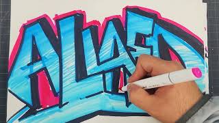 Drawing Graffiti Names