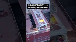 Industrial Grain Vessel Opening Hatch Cover.