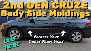 2016-2019 Chevy Cruze (2nd Gen) Side Molding Installation **NO MORE DOOR DINGS!**