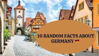 10 Random Facts about GERMANY 🇩🇪