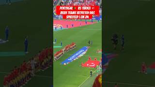 🔥Portugal 🇵🇹 vs Türkei 🇹🇷 🔥Beide Teams betreten das spielFeld | EM 24 Dortmund #shorts