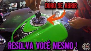 Tampa do bocal do tanque da ninja 300 travando- solução !!!