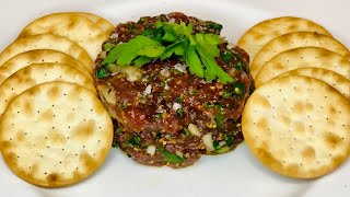 Venison Tartare Recipe | Raw Deer Meat