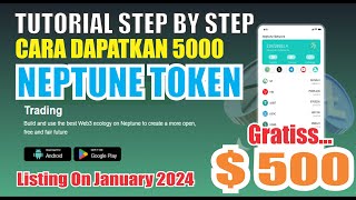 Review dan Tutorial Lengkap Neptune Network (Gratis 5000 NT Token For The New Register)