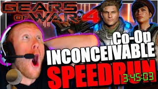 Inconceivable Speedrun Co-Op World Record - Gears of War 4 - Time 3:45:03