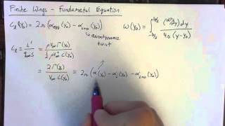 Finite Wings - Fundamental Equation