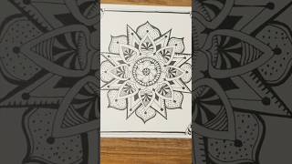 Mandala art Drawing ✍️ #mandala #zentangle #mandalaart #drawing #cute #sketch #howtodraw #draw #diy