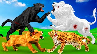 सफेद शेर की मां और काला चीता Safed Sher ki Maa Aur Black Panther White Lion Hindi Kahaniya