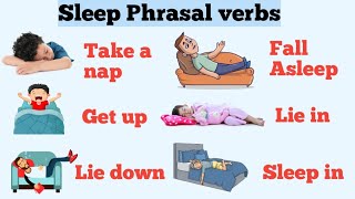 Sleep : Phrasal verbs | 20+ Phrasal verbs Of Sleeping | Vocabulary in English | Easy English