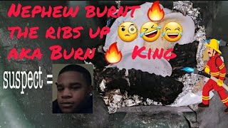 Syrus Family Chronicles #2⅓ (#hilarious 🤣) #grillmaster #funny #burntfood