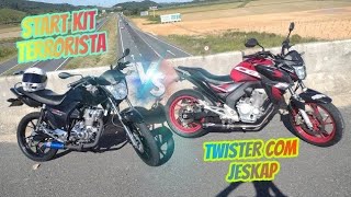 TWISTER 250 VS 160 COM COMANDINHO JET MOTOS 💥