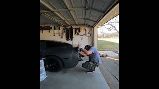 C7 Carbon race edition spoiler for c5 corvette install Timelapse