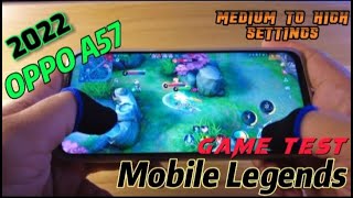 OPPO A57 | HELIO G35 | Mobile Legends | GAME TEST