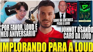 JOGADORES DA SENTINELS ESTÃO IMPLORANDO PRA LOUD SALVAR ELES NO VCT AMÉRICAS