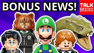 BONUS LEGO NEWS! LEGO Luigi?! Summer Harry Potter Sets! VIP Space Probe Debacle?! LEGOLAND Sets!