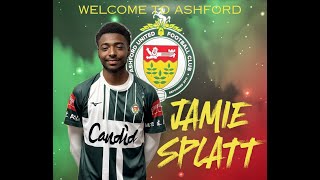 Welcome to Ashford United Jamie Splatt