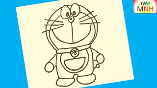 How to draw Doraemon step by step