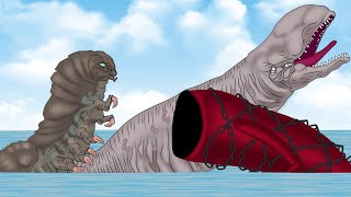 Mothra Larva VS Sea Eater VS Exogorth