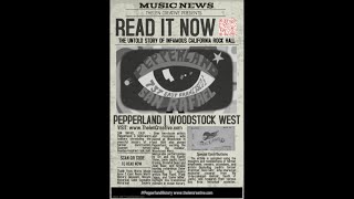 READ IT NOW! The Untold Story of Infamous California Rock Hall #Pepperland: Woodstock West