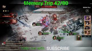 Memory Trip 42/80 doomsday last survivors 1 to 80 coming in chanel and Z-Virus Advance all mode