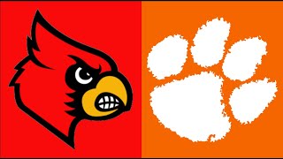 2017-18 College Basketball:  Louisville vs. (#25) Clemson (Full Game)