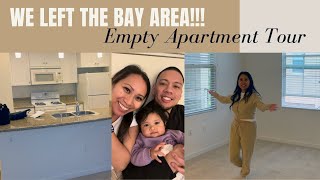 WE LEFT THE BAY AREA!!! Empty Apartment Tour in Orange County | House of CasLla