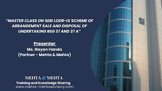 “Master Class on SEBI LODR-IX