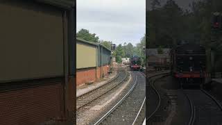 LMS 5MT No. 5428 "Eric Treacy" enters Pickering on the NYMR