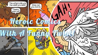 [ARTIST SPOTLIGHT #25] Heroic RPG Comics With A Funny Twist by GoGoMachRocketSheep ⚔🐲