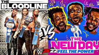 WWE 2K22 - The Bloodline vs The New Day Gameplay | TLC