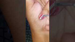 Simple nail art design#Nailart#Shorts#Shortvideo #Youtube shorts#Trending