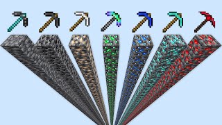 which pickaxe is faster than light in Minecraft?