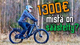 Miten tän pyörän hinta on 1300€? Shengmilo MX05