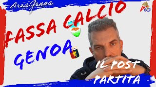 Il post partita: Fassa Calcio-Genoa