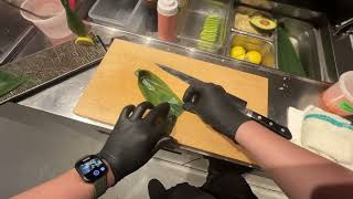 Bamboo Leaf & Lemon Decoration | Sushi | POV