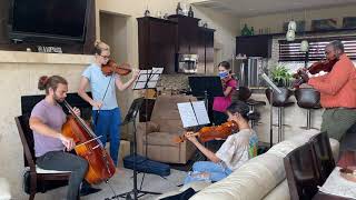 Be Thou My Vision string quartet rehearsal 20210508