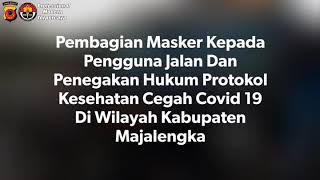 Pembagian Masker Kepada Pengguna Jalan Dan Penegakan Hukum Protokol Kesehatan Cegah Covid 19 Di Wila