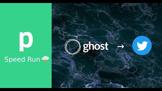 Speed Run #1 - Send Tweets whenever a new Ghost Blog post is published