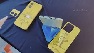 New trending gold panel mobile design gold look mirror Vivo oppo Realme apple