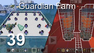 Minecraft Bedrock Tutorials(39) - How to build a Guardian Farm