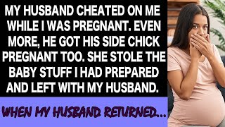 While I was pregnant, my husband had an affair, and his mistress is expecting.