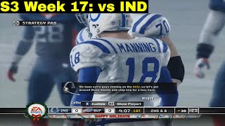 PEYTON vs. Our UNDEFEATED Season! (Bills vs. Colts) (Madden NFL 11 Pt. 71)