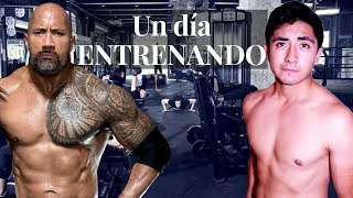 Un día entrenando como la roca 🎽💪🗿 [Rutina de Brazo e impresiones]