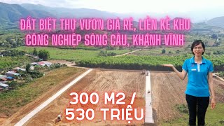 Đất biệt thự vườn giá rẻ, liền kề Khu công nghiệp Sông Cầu, Khánh Vĩnh