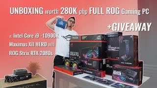 VLOG: UNBOXING - P280k FULL ROG Gaming PC ft. i9 10900K, Maximus XII Hero wifi & Strix RTX 2080S