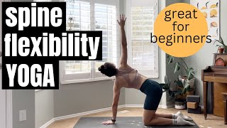 BEGINNERS' Back Flexibility & Spine Mobility Yoga Flow